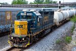 CSX 2804 shoves a local onto the double track at NE Boyce